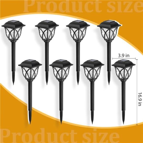 6 Pack Solar Garden Lights Outdoor Waterproof LED Pathway Yard Patio Landscape - Picture 2 of 7